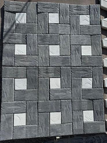 Тротуарная плитка: Тротуарная плитка наборная «Квартет» (серо-белая) Описание: - — 2