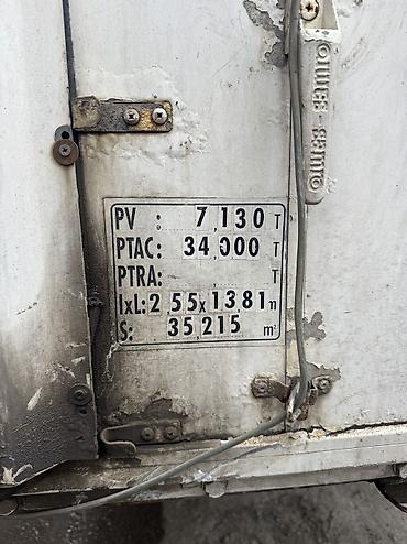 Yük maşınları üçün qoşqular: KREDİTE SALA BİLİREM ilkin odenis:5000AZN Pərdəli yarımqoşqu – 3 oxlu — 8