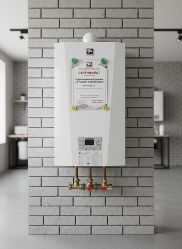 отопление теплый пол: Настенный газовый котел Lemax Prime 55 квт в белом корпусе. Оборудован