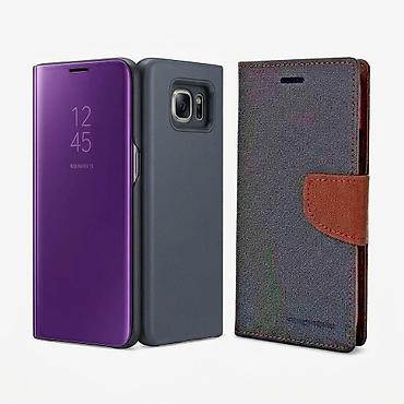 Чехол книжка для Samsung Galaxy S6 Edge Plus (Clear View Cover &amp;