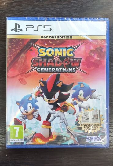 Oyun diskləri və kartricləri: Playstation 5 üçün sonic shadow generations oyun diski, tam yeni