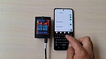 чакыруу жасоо: GSM Розетка на 2 реле. Управление по СМС. Работаеть от 5 вольт. Внутри — 1