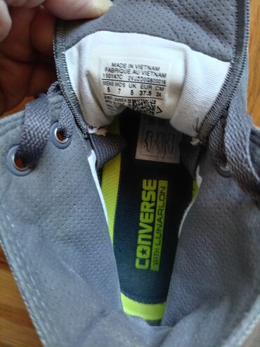 Patike: Converse, 37.5, bоја - Siva — 10