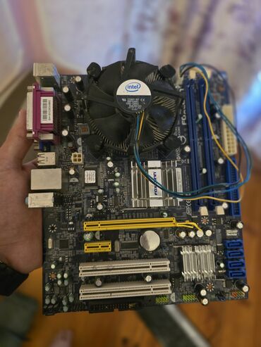 куплю стиральную машину бу: Pentium cpu ilə bir yerdə. Məhsul: Foxconn LGA775 ana plata +