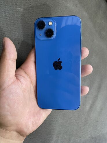 Apple iPhone: IPhone 13, 256 ГБ, Синий, Чехол, 86 %
