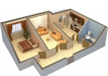 услуги ремонта квартир: 2 комнаты, Собственник, С мебелью полностью