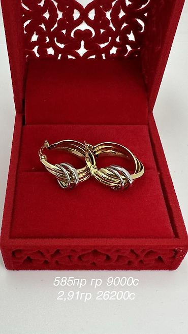 Серьги: Серьги, Проба 585, Без вставки, Женские, Винтажный стиль, Новый — 1