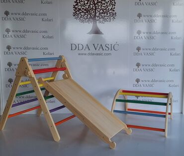 Ostali dečiji nameštaj: Penjalica za Decu komplet model 1 xxl model Ekskluzivne Ručno — 10