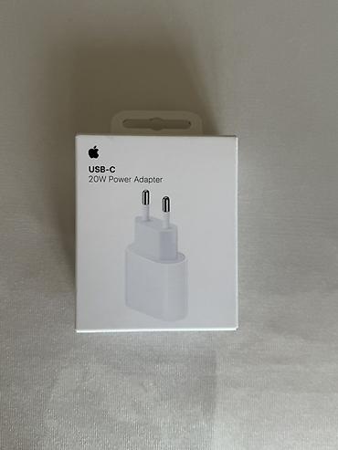 Məhsul: Apple şarj aksesuarları dəsti - Apple USB‑C 20W Power Adapter
