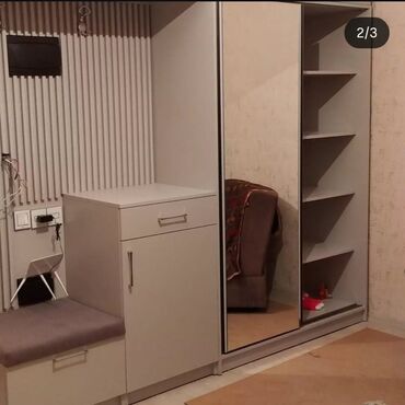 Sifarişlə mətbəx mebeli: Sifarişlə mətbəx dəsti, Özü çəkən petlələr, Parlaq laminat, Kredit yoxdur, Ödənişli çatdırılma — 27