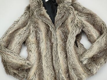 bluzki damskie brązowa: Fur, S (EU 36), condition - Good