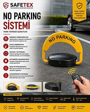 SAFE TEX yol və parklanma təhlükəsizliyi məhsulları 1) No Parking