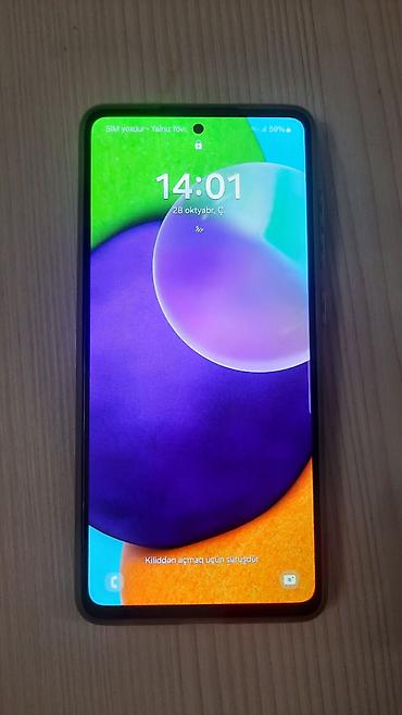 a52 samsung: Samsung Galaxy A52 5G, 128 GB, rəng - Mavi, Sensor — 1
