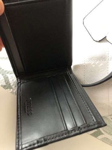 Wallets: Men's wallet, Guess, Material: Leather