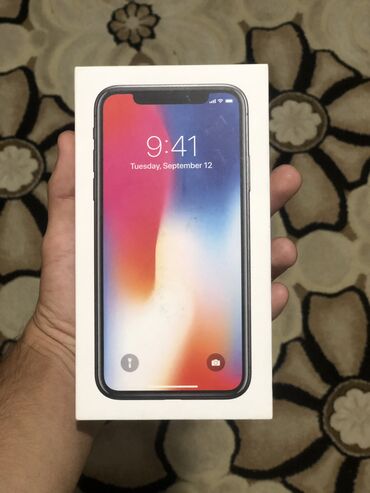 iphone x dubayski: İphone x gara rəng 256 gutusu satılır Gutu 20 ci sahədədir giymətdə