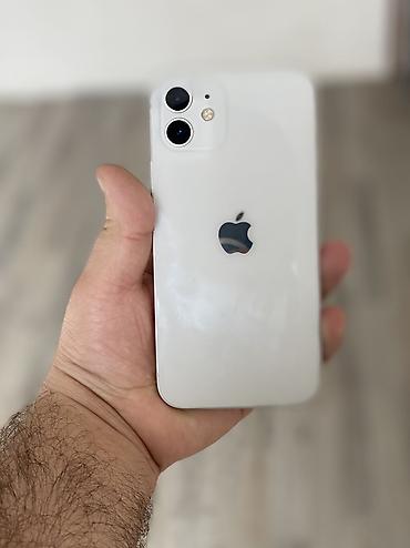 Apple iPhone: IPhone 12, 128 GB, Ağ, Simsiz şarj, Face ID — 15