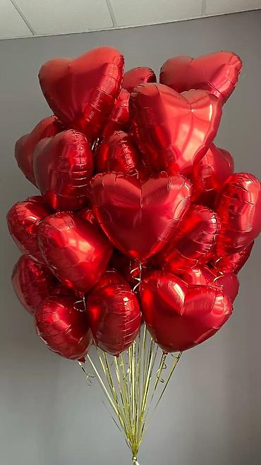 aol kg: Журок шарик кызыл жана розовый тусто Уйлонбогон 5шт 500 сом 🌹 — 1