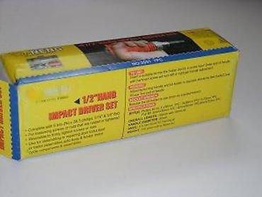 Setovi ručnog alata: Q.Neng 1/2" ručni udarni odvijač – set 7 delova Opis: - Ručni udarni — 10