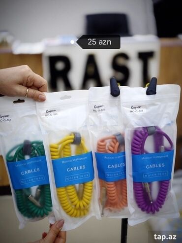 Kabellər, adapterlər: Kabel RC-F1 Musiqi alətləri kabeli RC-F1M SES KABELI Gitara kabeli — 17