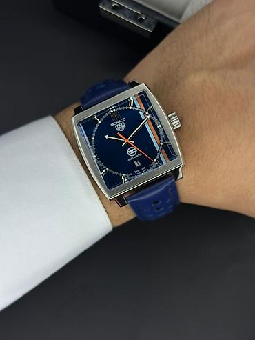 saat kreditle: Yeni, Qol saatı, Tag Heuer, rəng - Göy — 1