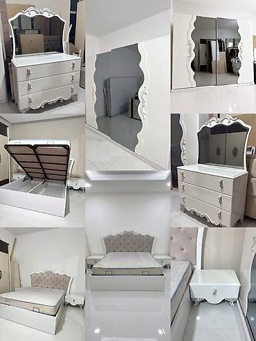 Bazali yataq desti 730 manat.Mdf matrealinda,masin