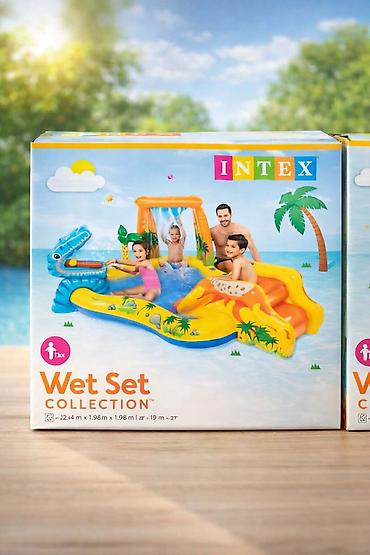 Home & Garden: 🌴 Intex dečiji bazen sa toboganom – Dino Park / Wet Set Collection — 3