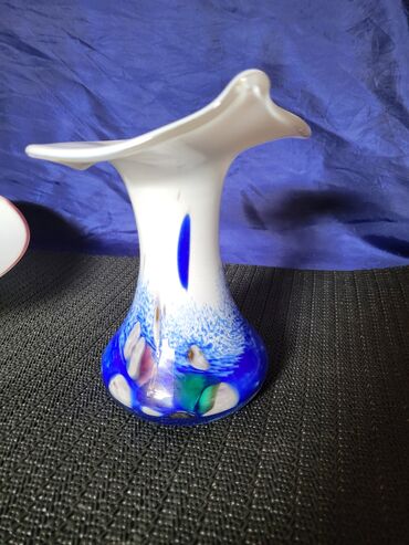 Kuhinjski setovi: Murano nov komplet za na sto,rucni rad iz 70ih. Set tanjir za — 15