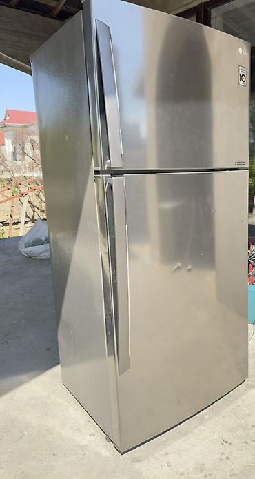 ucuz mini soyuducular: LG iki qapılı soyuducu (yuxarıda dondurucu), paslanmayan polad (inox) — 5