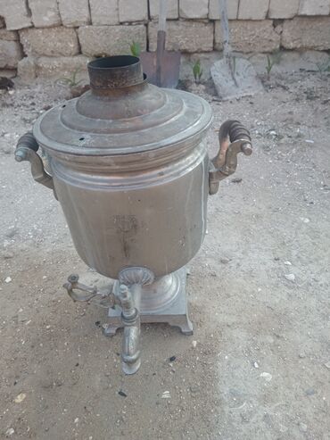 Plitələr və bişirmə panelləri: İşlənmiş Od Samovar, 5 l, Ünvandan götürmə