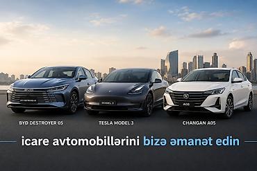 tam elektrikli maşınlar: Günlük, Depozitlə, Depozitsiz, Qalmamaq şərti ilə — 1