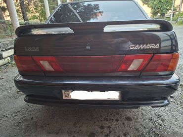 ВАЗ (ЛАДА): LADA Samara sedan – qara rəngdə, aerodinamik arxa spoylerli