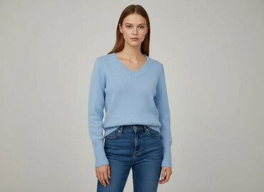Ubrania damskie: Sweter damski, rozmiar L