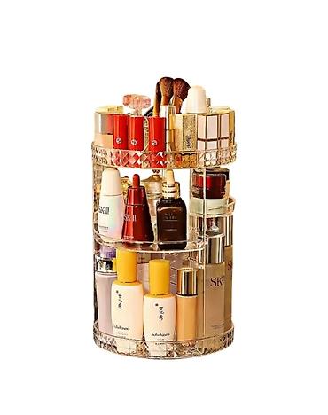 360° fırlanan kosmetik təşkilatçı - 360° Rotation: Yumşaq və səssiz