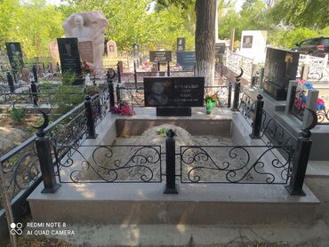 Ритуальные услуги: Изготовление крестов, Изготовление овалов с фото, Изготовление оградок | Габбро, Металл, Мозаика | Оформление — 23