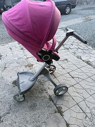 коляс: Детская прогулочная коляска Stokke Xplory (розовая) - Оригинальная — 2