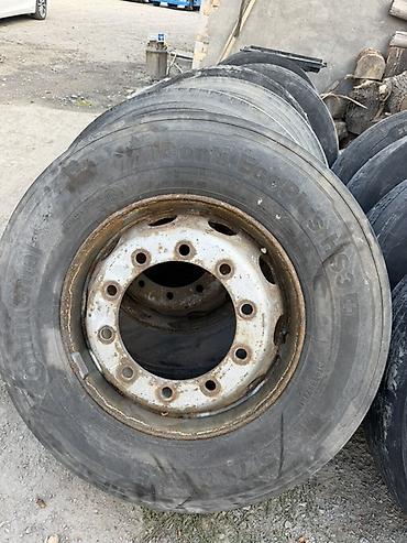 Колеса в сборе R 22,5, Б/у, Грузовики/Автобусы, Железные
