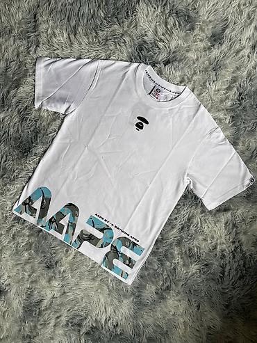 зипка bape: Футболка AAPE BY A BATHING APE - Модель: мужская/унисекс футболка с — 1