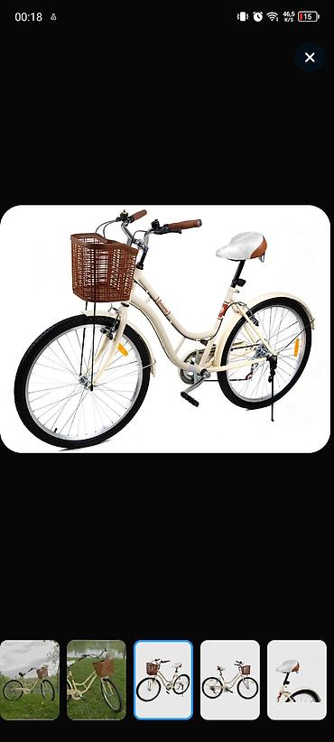 single speed: Городской велосипед с корзиной - Размер колес: 26" - Рама: 18" — 4