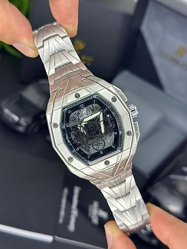 Qol saatları: Yeni, Qol saatı, Hublot, rəng - Qara — 1