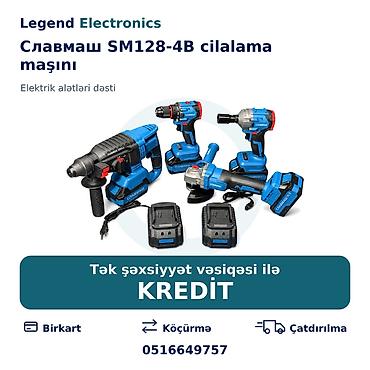 tikis masinlari təmiri: Elanın başlığı: Elektrik alətlər dəsti Славмаш SM128-4B cilalama — 1