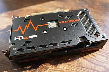 Комплектующие для ПК: Видеокарта для ПК, Новый, ЖК Sapphire, Radeon RX, 4 ГБ — 2