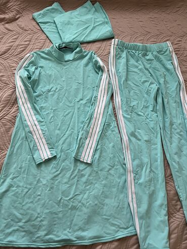 белый купальник с рюшами: Буркини, Made in KG, 2XS (EU 32)