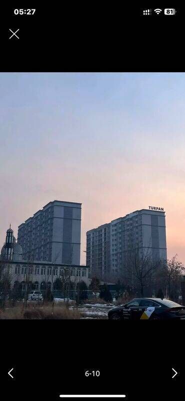 купить квартиру в рассрочку от хозяина: 1 бөлмө, 48 кв. м, Элитка, 12 кабат, ПСО (өзү оңдоп түзөтүп бүтүү үчүн)