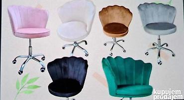 ikea klizni ormari: ‼️Stolica Cvet sada u vise Boja ‼️Roza Bez Crna Braun Zelena i — 3