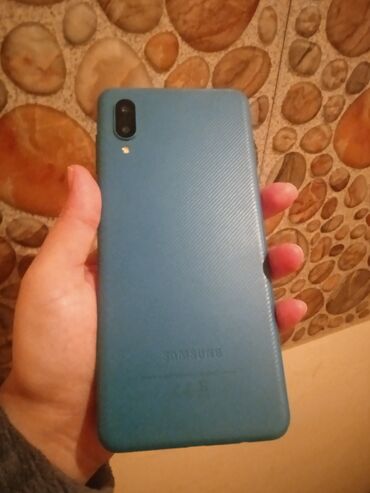 mikrofon almaq: Samsung Galaxy A22, 32 ГБ, цвет - Голубой, Отпечаток пальца, Две SIM карты