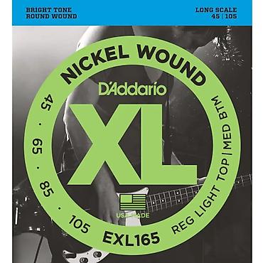 №: 10304 Məhsulun adı: Bas gitara üçün simlər D'Addario EXL165, 4 sim — 1