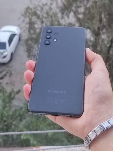 Motorola: Samsung Galaxy A32, 64 GB, rəng - Qara, Barmaq izi