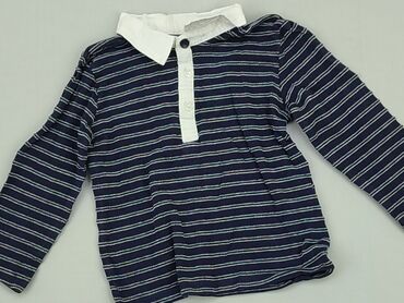 bluzka w paski marynarska: Bluzka, 1.5-2 lat, 86-92 cm, stan - Bardzo dobry
