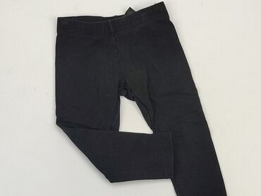 czarne legginsy z lajkry: Legginsy, 12-18 m, stan - Dobry