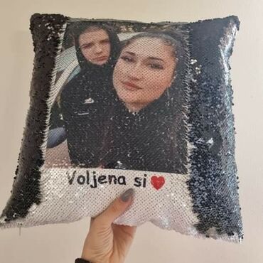 Posteljina: Piši briši jastuk Slika po vašoj želji Cena 2.400 dinara Srebrni — 7